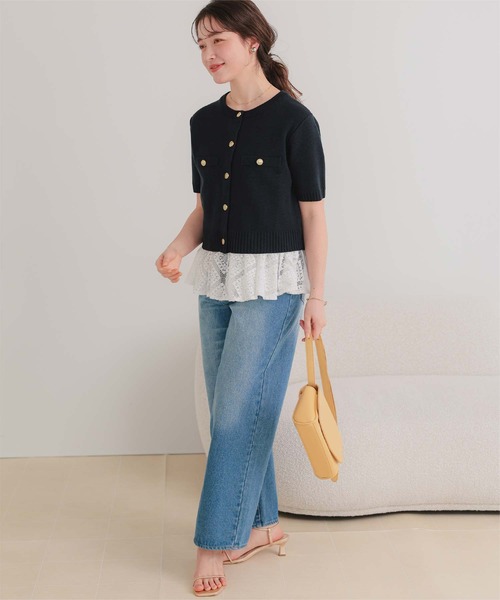 titivate（ティティベイト）の「アソートレースキャミソールビスチェ（キャミソール・レディース・アイボリー/ブラック/オフホワイト・L/M）」の13枚目の写真