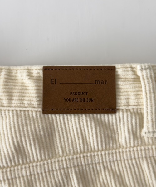CANAL JEAN(キャナルジーン)の「El mar フラップポケットコーデュロイパンツ 裏起毛(その他パンツ・レディース・ホワイト/ベージュ/ネイビー・SMALL/MEDIUM)」の11枚目の写真
