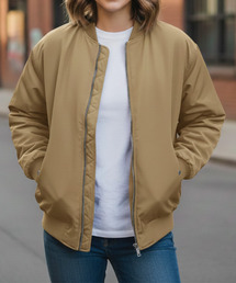 by LEGNA（バイレグナ）の「ゆったりスタジアムジャンパー（ブルゾン）」