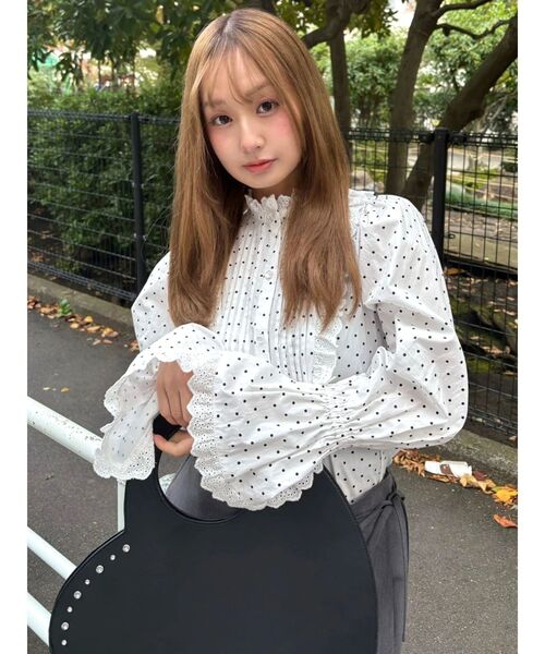 CALNAMUR（カルナムール）の「ビッグハートバッグ（ハンドバッグ・レディース・レッド/ブラック/シルバー・FREE）」の18枚目の写真