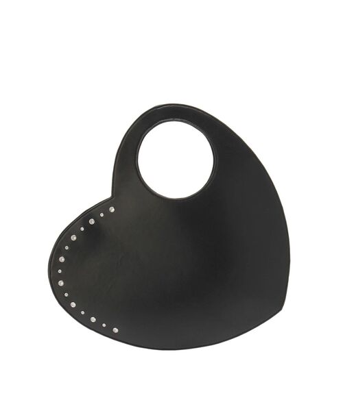 CALNAMUR(カルナムール)の「ビッグハートバッグ(ハンドバッグ・レディース・レッド/ブラック/シルバー・FREE)」の5枚目の写真