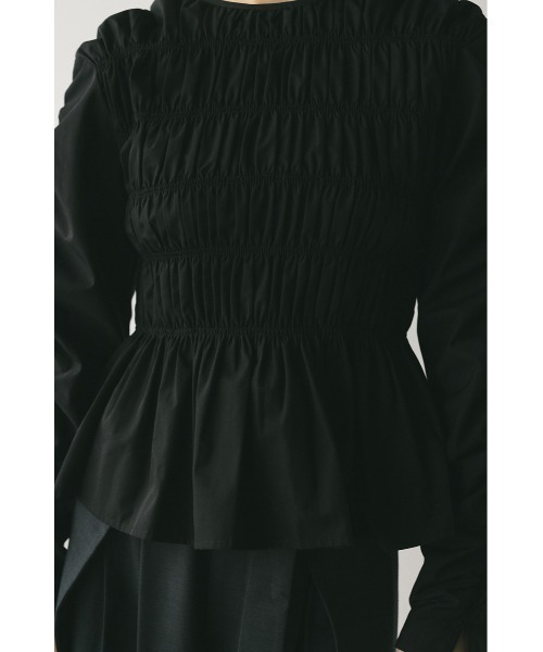 STYLEMIXER(スタイルミキサー)の「シャーリングブラウス 春服(シャツ/ブラウス・レディース・ホワイト/ブラック/カーキ・FREE)」の17枚目の写真