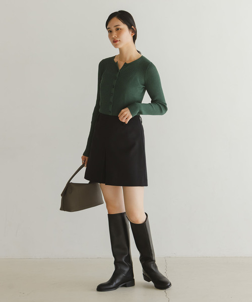 Noble（ノーブル）の「ダブルクロスショートパンツ（その他パンツ・レディース・ブラック/グレー・36/38）」の5枚目の写真