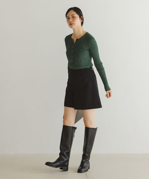 Noble（ノーブル）の「ダブルクロスショートパンツ（その他パンツ・レディース・ブラック/グレー・36/38）」の11枚目の写真