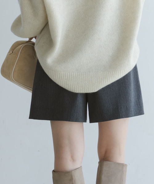 Noble（ノーブル）の「ダブルクロスショートパンツ（その他パンツ・レディース・ブラック/グレー・36/38）」の14枚目の写真