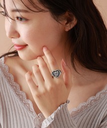 tiny tiny（ティニーティニー）の「ハートメッセージリング[tiny tiny(ティニーティニー)]（リング）」