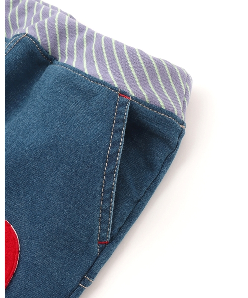 baby cheer(ベイビーチアー)の「りんごパンツ(その他パンツ・キッズ・ネイビー・120cm/110cm/100cm/80cm/90cm)」の5枚目の写真