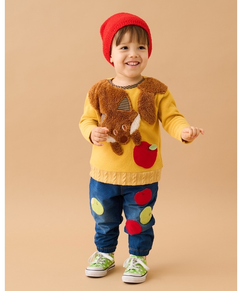 baby cheer(ベイビーチアー)の「りんごパンツ(その他パンツ・キッズ・ネイビー・120cm/110cm/100cm/80cm/90cm)」の12枚目の写真