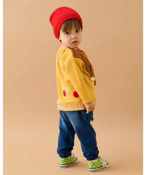 baby cheer(ベイビーチアー)の「りんごパンツ(その他パンツ・キッズ・ネイビー・120cm/110cm/100cm/80cm/90cm)」の13枚目の写真