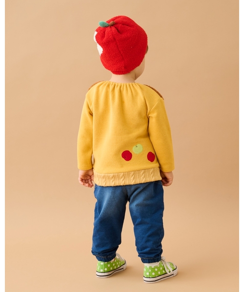 baby cheer(ベイビーチアー)の「りんごパンツ(その他パンツ・キッズ・ネイビー・120cm/110cm/100cm/80cm/90cm)」の14枚目の写真