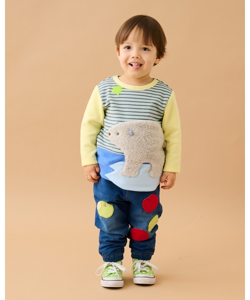 baby cheer(ベイビーチアー)の「りんごパンツ(その他パンツ・キッズ・ネイビー・120cm/110cm/100cm/80cm/90cm)」の16枚目の写真