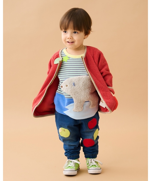 baby cheer(ベイビーチアー)の「りんごパンツ(その他パンツ・キッズ・ネイビー・120cm/110cm/100cm/80cm/90cm)」の18枚目の写真