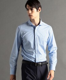 MONSIEUR NICOLE | 【ex/tra】ジャカードストライプ カッタウェイカラーシャツ(シャツ/ブラウス)