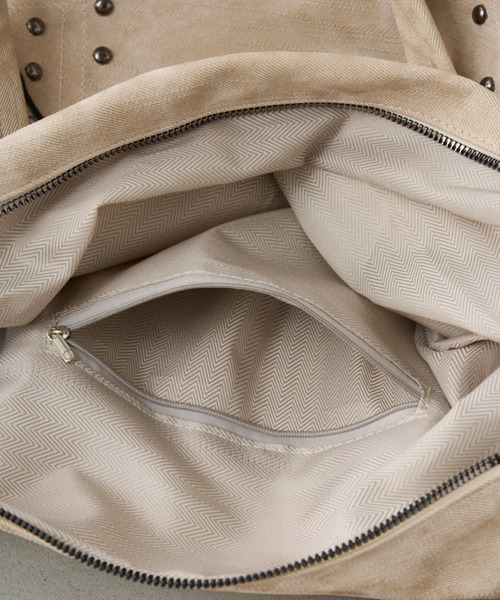 Unitage（ユニテージ）の「スタッズデザインボストンバッグ【select item】（ボストンバッグ・レディース・ブラウン/アイボリー・FREE）」の16枚目の写真