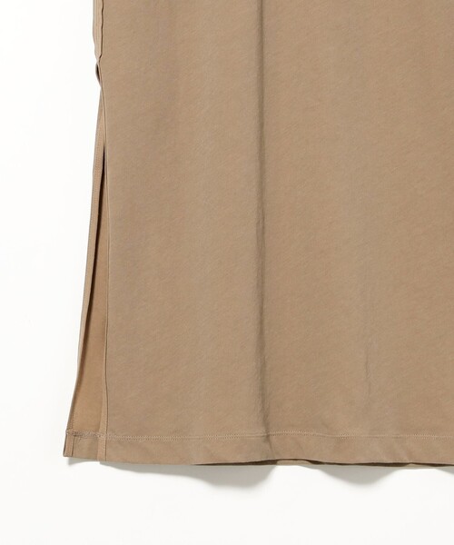 ATON（エイトン）の「ATON / フレスカヌバック コットン タンクトップ ドレス（ワンピース・レディース・ベージュ・ONE SIZE）」の4枚目の写真