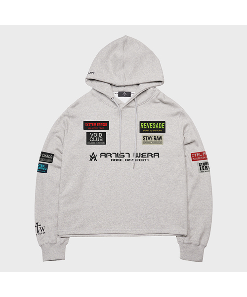 ARTISTWEAR（アーティストウェア）の「[ATW] レネゲードイージーフード（パーカー・レディース・グレー/ブラック・MEDIUM/LARGE/X-LARGE/XX-LARGE）」の2枚目の写真