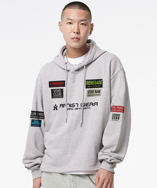 ARTISTWEAR（アーティストウェア）の「[ATW] レネゲードイージーフード（パーカー・レディース・グレー/ブラック・MEDIUM/LARGE/X-LARGE/XX-LARGE）」の4枚目の写真