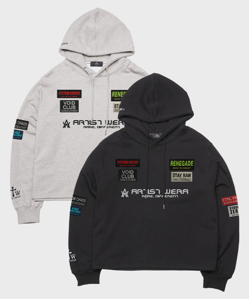 ARTISTWEAR（アーティストウェア）の「[ATW] レネゲードイージーフード（パーカー・レディース・グレー/ブラック・MEDIUM/LARGE/X-LARGE/XX-LARGE）」の7枚目の写真