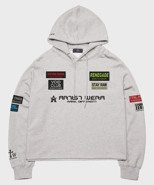 ARTISTWEAR（アーティストウェア）の「[ATW] レネゲードイージーフード（パーカー・レディース・グレー/ブラック・MEDIUM/LARGE/X-LARGE/XX-LARGE）」の9枚目の写真