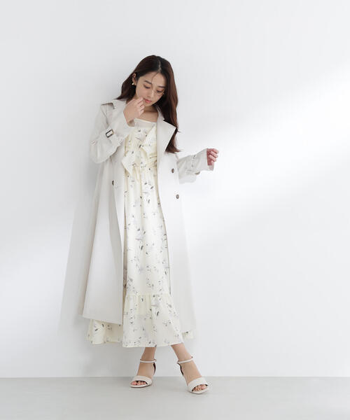 NATURAL BEAUTY BASIC(ナチュラルビューティーベーシック)の「◇ラッフルフラワープリントワンピース(ワンピース・レディース・イエロー系その他/グレー系その他・P/S/MEDIUM)」の21枚目の写真