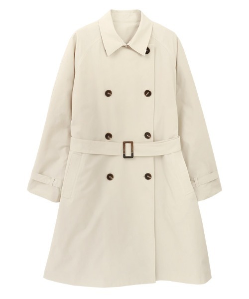 Pierrot（ピエロ）の「撥水・軽量ベーシックトレンチコート（トレンチコート・レディース・ベージュ系その他/キナリ・S/M/L）」の19枚目の写真