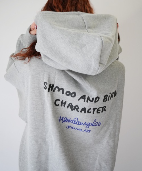 Port（ポート）の「【 Mark Gonzales / マークゴンザレス 】 ゴンバト スウェット パーカー（パーカー・メンズ・杢グレー/ブラック/ホワイト・M/L/XL）」の3枚目の写真