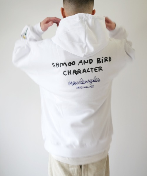 Port（ポート）の「【 Mark Gonzales / マークゴンザレス 】 ゴンバト スウェット パーカー（パーカー・メンズ・杢グレー/ブラック/ホワイト・M/L/XL）」の7枚目の写真