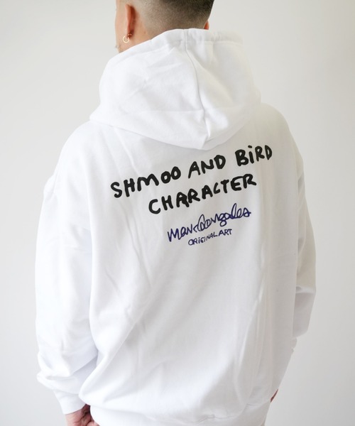 Port（ポート）の「【 Mark Gonzales / マークゴンザレス 】 ゴンバト スウェット パーカー（パーカー・メンズ・杢グレー/ブラック/ホワイト・M/L/XL）」の6枚目の写真