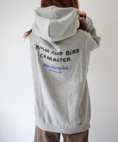 Port（ポート）の「【 Mark Gonzales / マークゴンザレス 】 ゴンバト スウェット パーカー（パーカー・メンズ・杢グレー/ブラック/ホワイト・M/L/XL）」の16枚目の写真