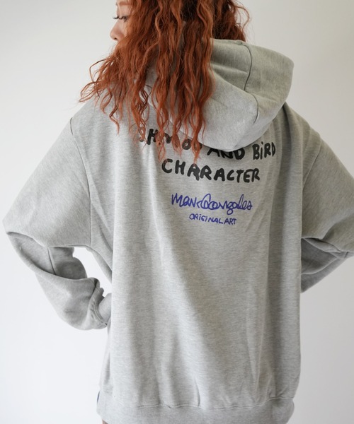 Port（ポート）の「【 Mark Gonzales / マークゴンザレス 】 ゴンバト スウェット パーカー（パーカー・メンズ・杢グレー/ブラック/ホワイト・M/L/XL）」の17枚目の写真