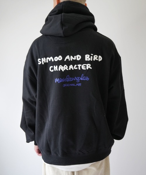 Port（ポート）の「【 Mark Gonzales / マークゴンザレス 】 ゴンバト スウェット パーカー（パーカー・メンズ・杢グレー/ブラック/ホワイト・M/L/XL）」の12枚目の写真