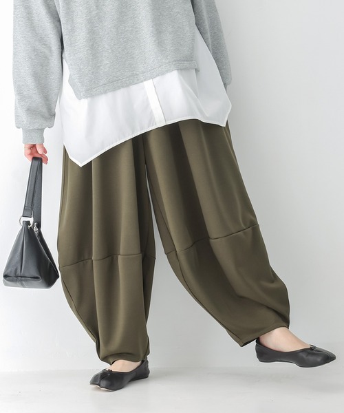n'OrLABEL(ノアールレーベル)の「ポンチコクーンパンツ(その他パンツ・レディース・カーキ/ブラック・FREE)」の19枚目の写真