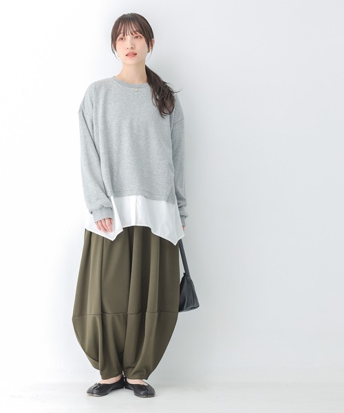 n'OrLABEL(ノアールレーベル)の「ポンチコクーンパンツ(その他パンツ・レディース・カーキ/ブラック・FREE)」の17枚目の写真
