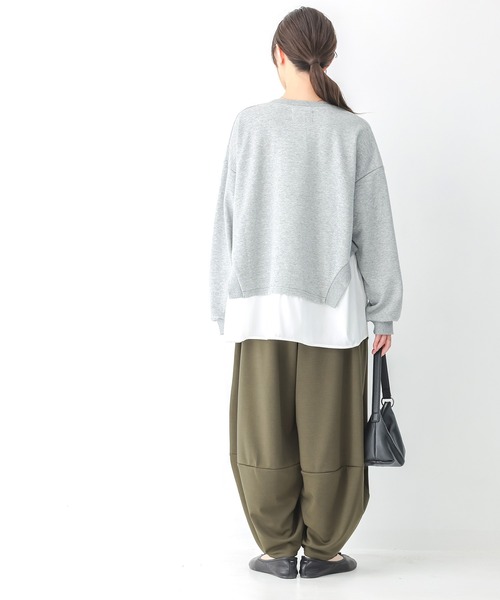 n'OrLABEL(ノアールレーベル)の「ポンチコクーンパンツ(その他パンツ・レディース・カーキ/ブラック・FREE)」の16枚目の写真