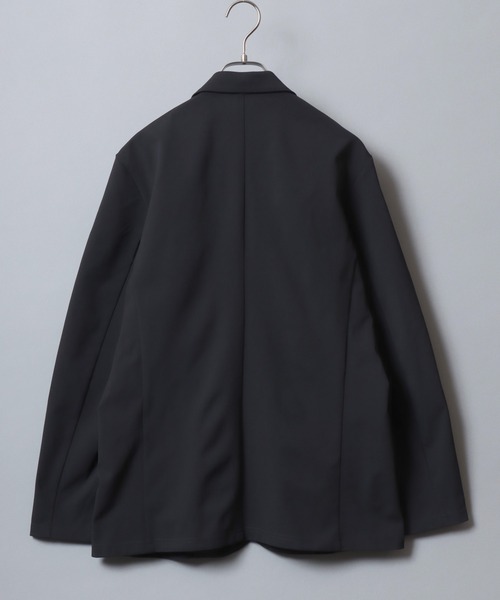 ANPAS(アンパス)の「Quick-Dry Stretch Two-Piece Set (Tailored Jacket + Long Pants)/速乾ストレッチ テーラードジャケット&ロングパンツ スーツ ビジカジ ビジネス オケージョン セレモニー メンズ セットアップ 上下セット(セットアップ・メンズ・ブラック/ベージュ/ネイビー・M/L/XL)」の8枚目の写真