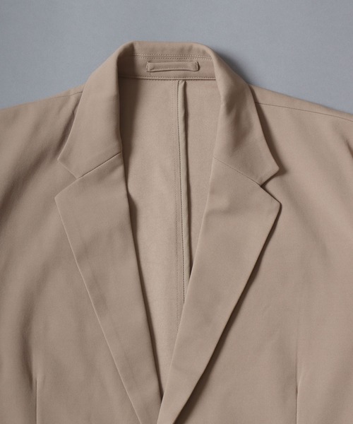 ANPAS(アンパス)の「Quick-Dry Stretch Two-Piece Set (Tailored Jacket + Long Pants)/速乾ストレッチ テーラードジャケット&ロングパンツ スーツ ビジカジ ビジネス オケージョン セレモニー メンズ セットアップ 上下セット(セットアップ・メンズ・ブラック/ベージュ/ネイビー・M/L/XL)」の19枚目の写真