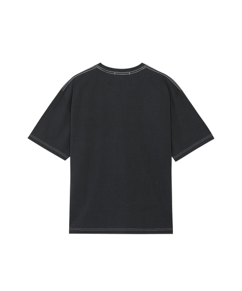 MEN IN JUNGLE(マンインジャングル)の「カオスピグメントTシャツ - ブラック(Tシャツ/カットソー・メンズ・その他・LARGE/X-LARGE)」の4枚目の写真