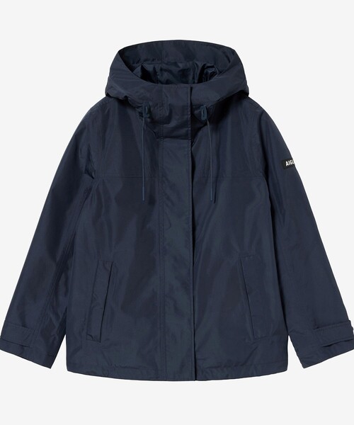 AIGLE(エーグル)の「ゴアテックス 2レイヤー ショートジャケット RP(マウンテンパーカー・レディース・ライトブルー/ホワイト/ダークネイビー・38/36/34/44/40/42)」の5枚目の写真