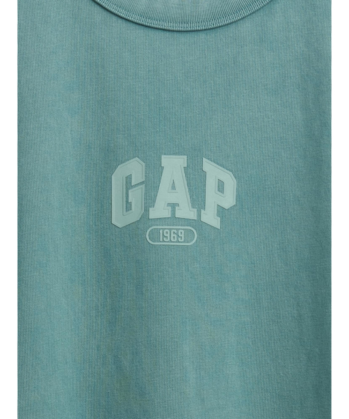 GAP(ギャップ)の「ヘビーウェイト リラックスフィット GAP1969ロゴ クロップドTシャツ(Tシャツ/カットソー・メンズ・ホワイト/イエロー/グリーン/ブルー/ブラック・M/XS/S/L/XL)」の20枚目の写真