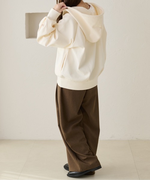 apres jour clair（アプレジュールクレア）の「【apres jour clair】コクーンフーディ（パーカー・レディース・ブラウン系その他/アイボリー/グレー・X-LARGE/フリー）」の16枚目の写真