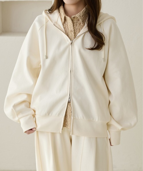 apres jour clair（アプレジュールクレア）の「【apres jour clair】コクーンフーディ（パーカー・レディース・ブラウン系その他/アイボリー/グレー・X-LARGE/フリー）」の17枚目の写真