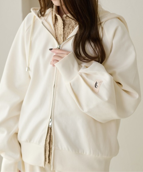 apres jour clair（アプレジュールクレア）の「【apres jour clair】コクーンフーディ（パーカー・レディース・ブラウン系その他/アイボリー/グレー・X-LARGE/フリー）」の20枚目の写真