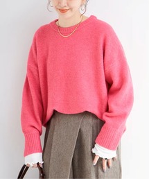《追加》手洗い可 / WOOLMIXクルーネックプルオーバー