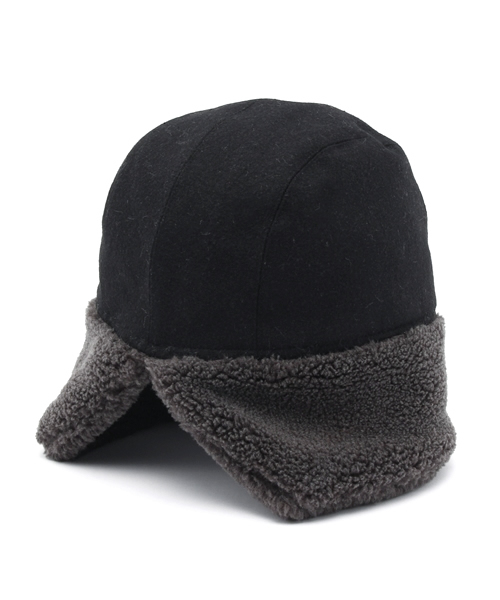 Kastane（カスタネ）の「ボアハット（ハット・レディース・アイボリー/チャコールグレー・FREE）」の3枚目の写真