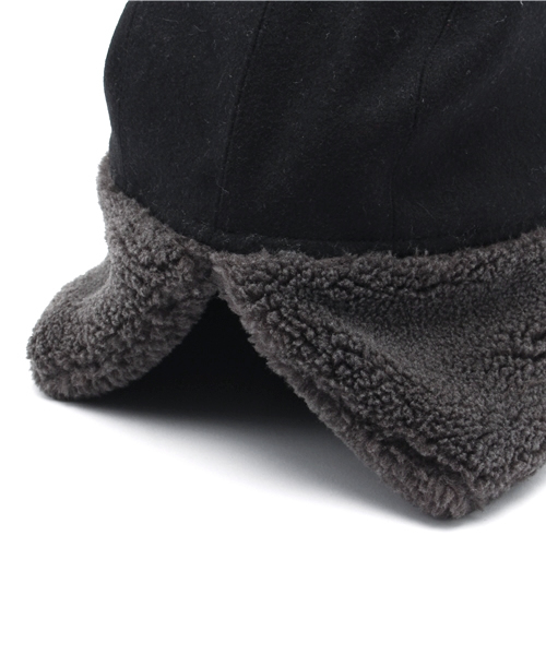 Kastane（カスタネ）の「ボアハット（ハット・レディース・アイボリー/チャコールグレー・FREE）」の5枚目の写真