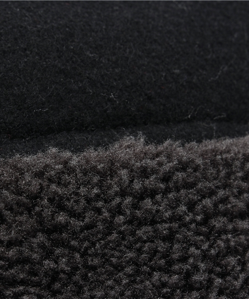 Kastane（カスタネ）の「ボアハット（ハット・レディース・アイボリー/チャコールグレー・FREE）」の6枚目の写真