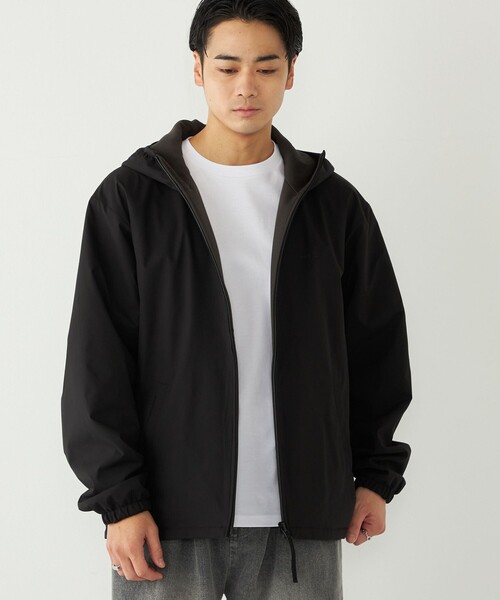 SHIPS Colors(シップス カラーズ)の「SHIPS Colors:〈洗濯機可能〉Wフェイス リバーシブル ジップ パーカー◇(ブルゾン・メンズ・ブラック/ダークグレー・MEDIUM/LARGE/X-LARGE)」の5枚目の写真