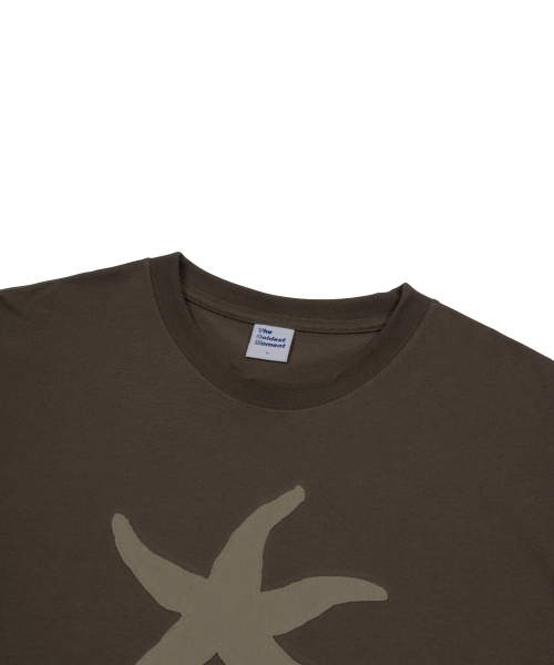 THECOLDESTMOMENT(ザコールデストモーメント)の「TCM vintage starfish T (brown)(Tシャツ/カットソー・レディース・その他・S/M/L)」の6枚目の写真