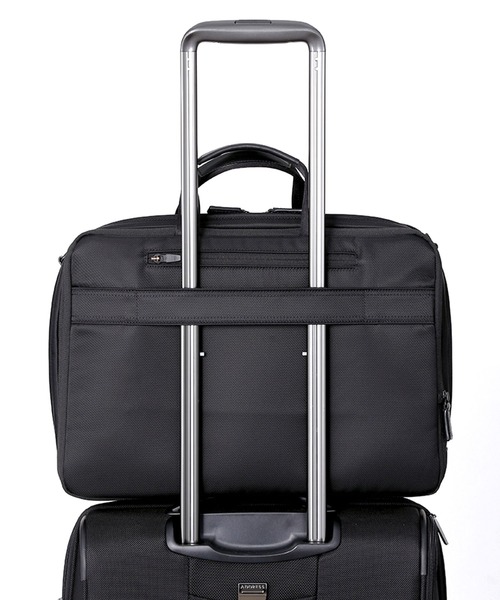 Samsonite(サムソナイト)の「サムソナイト DEBONAIR 5 ブリーフケース M エキスパンダブル(ビジネスバッグ・メンズ・ネイビー/ブラック・ONE SIZE)」の3枚目の写真