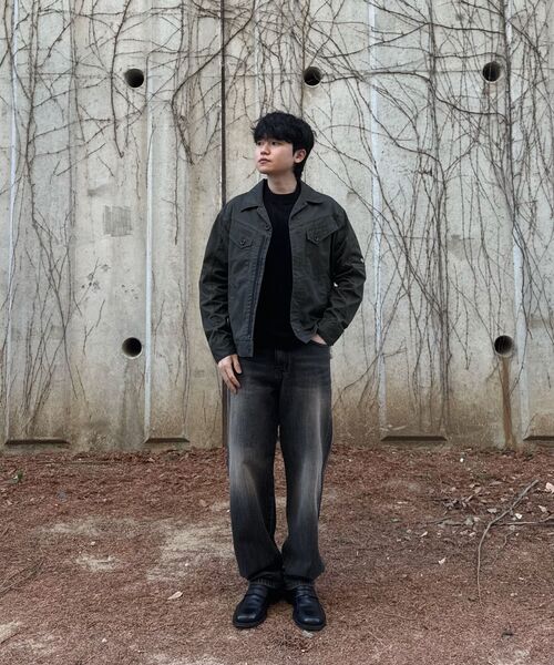ANALOG MOOD(アナログムード)の「サンドウォッシングセミワイドデニムパンツ(黒青)(デニムパンツ・メンズ・その他・L/XL/M)」の11枚目の写真